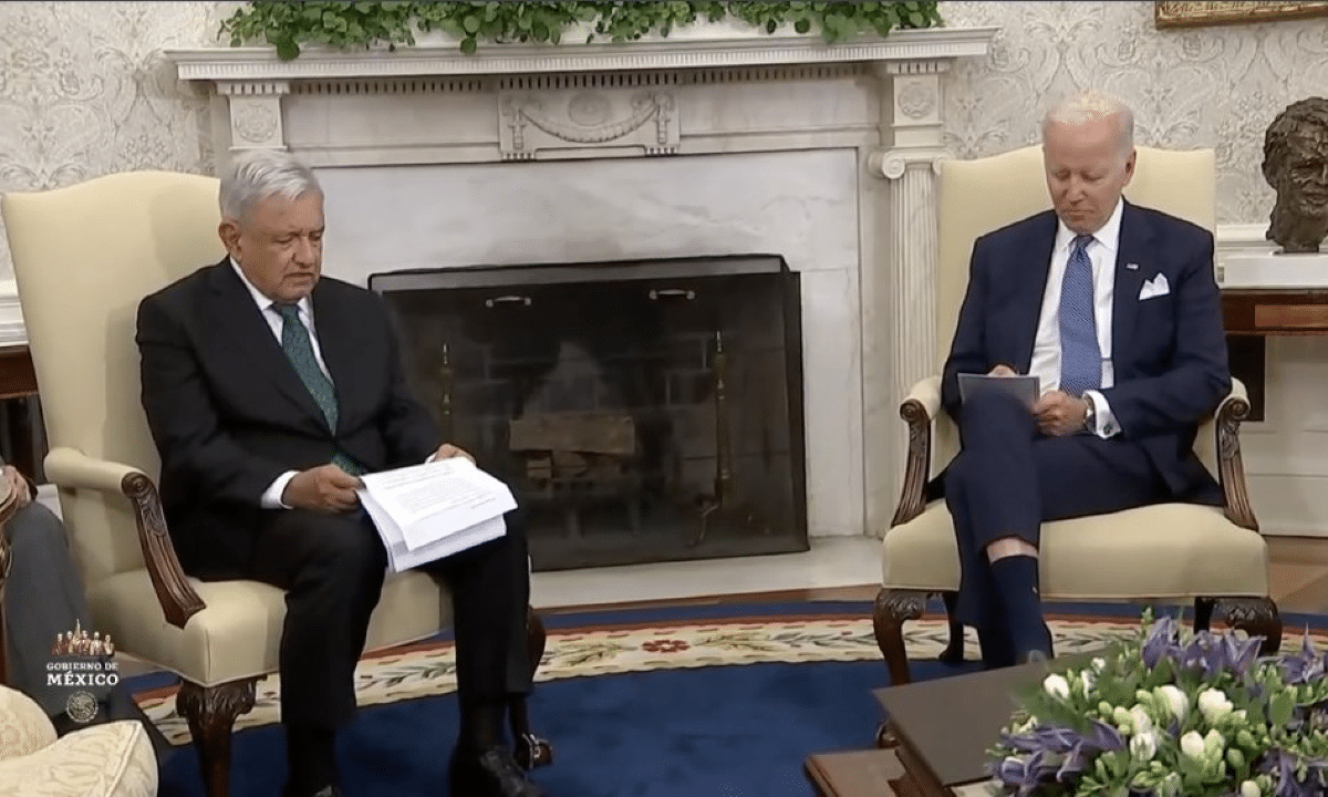 AMLO Joe Biden Casa Blanca Washington críticas Santiago Creel